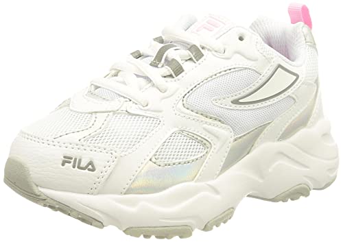 FILA CR-CW02 RAY Tracer Kids Laufschuh, White-Iridescent, 29 EU