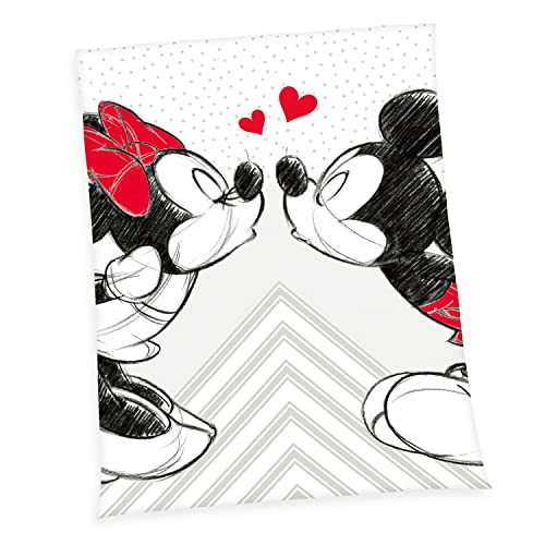 Disney Wohndecke Disney´s Mickey und Minnie Mouse, mit liebevollem Motiv