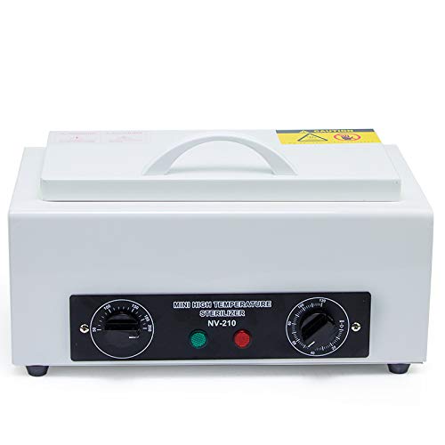 Hochtemperatur Sterilisator Aus Edelstahl Heißluft Kasten 300W Heißluftsterilisator Desinfektion 220℃ Trockene Hitze Sterilisator für Instrumente Pediküre Maniküre Dental