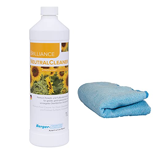 Berger-Seidle Classic NeutralCleaner Konzentrat, Reinigungsmittel für geölte,gewachste und versiegelte Holzböden, Türen, Fensterrahmen (1 Liter)