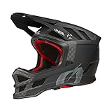 O'NEAL | Mountainbike-Helm | MTB Downhill | Dri-Lex® Innenfutter, IPX® Aufprallabsorptionstechnologie, leichte Kohlefaserschale | Blade Carbon IPX® Helmet V.22 | Erwachsene | Schwarz Carbon | Größe S