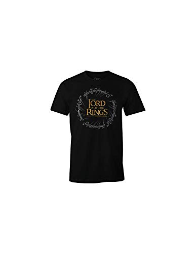 The Lord Of The Rings Herren Melotrmts003 T-Shirt, Schwarz, S