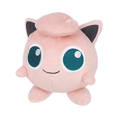 Sanei Pokemon All Star Series Jigglypuff Stuffed Plush, 5"