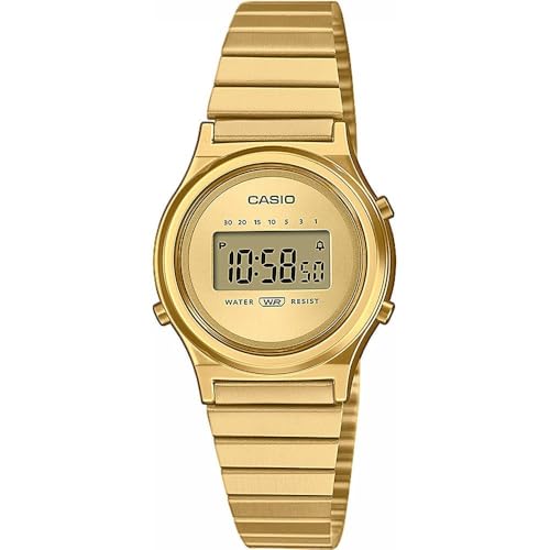 Casio Vintage Women's digital Watch LA700WEG-9AEF golden Steel