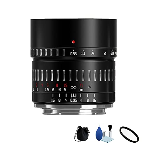 TTArtisan 50 mm F0,95 APS-C Große Blende manuelle Fokus-Porträtlinse für Sigma Leica L Mount Kamera L TL Tl2 CL FP(APS-C)