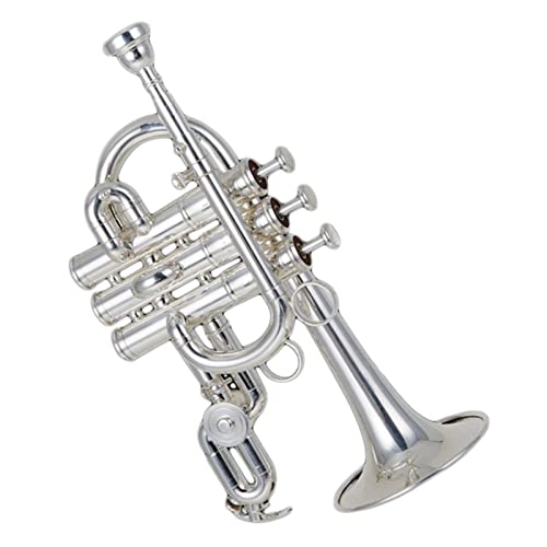 High Grade Professional Silver Plating Piccolo Trompete