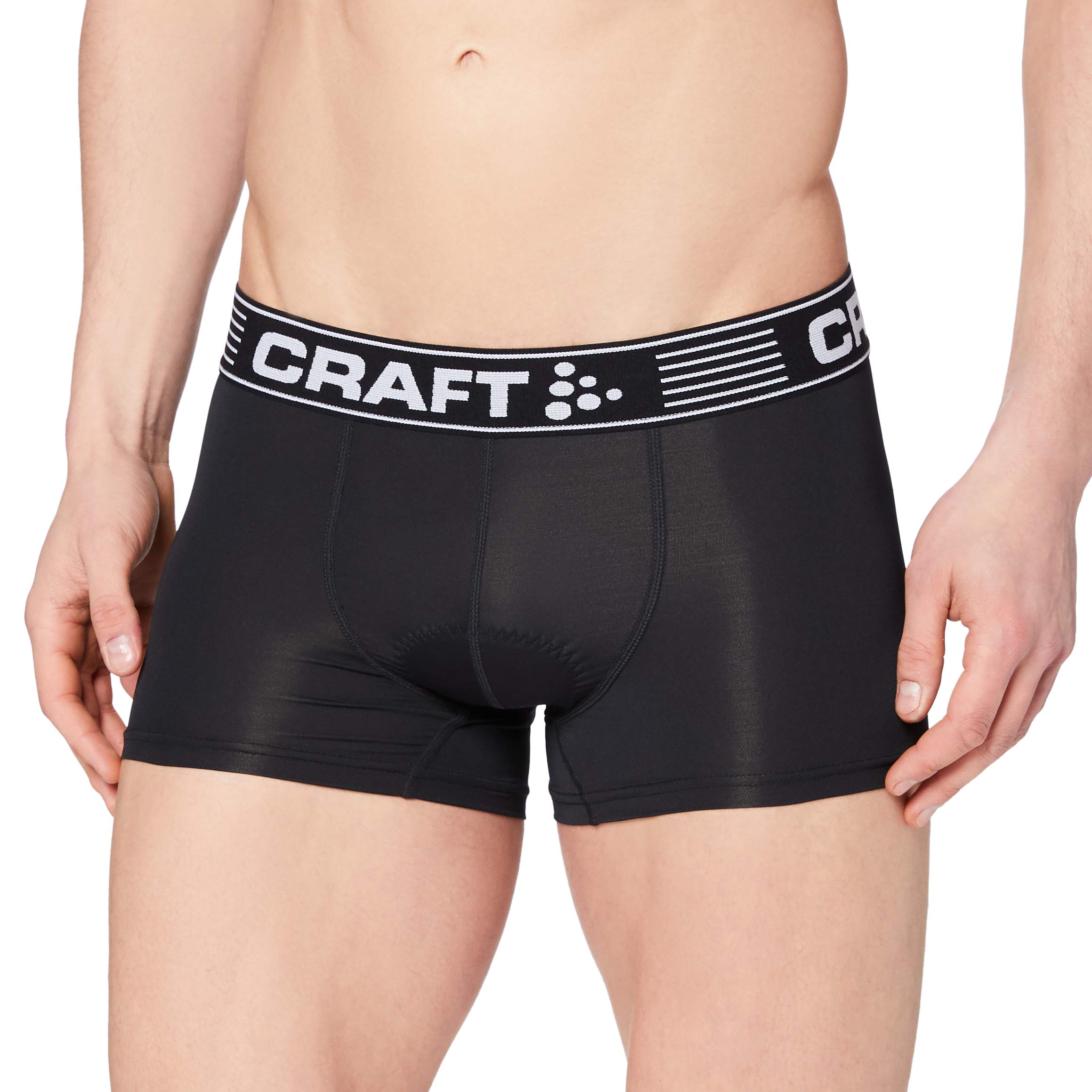 Craft Greatness Biker Boxershorts Herren, Radunterhose (Gr. S-3XL), Atmungsaktive Fahrradhose Radlerhose, Gepolstert, S