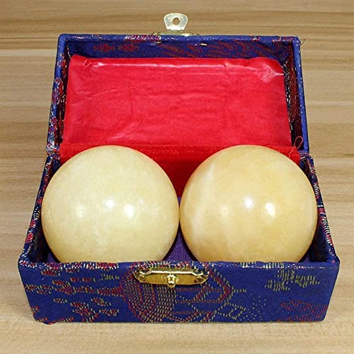 Handtherapiebälle, Massageball, Baoding-Bälle for Erwachsene, Gesundheitsbälle stimulieren Akupressurpunkte/Meditationsbälle, Baoding-Bälle, Handübungen for Gesundheitsstress, (Farbe: A) (Farbe: A) (