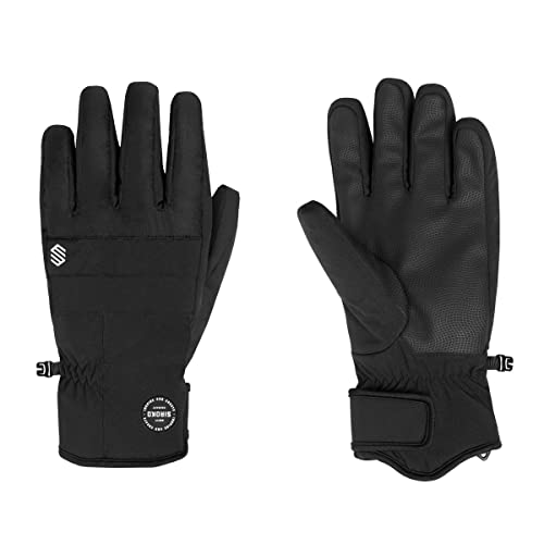 SIROKO Thermische Handschuhe Skifahren und Schnee Voss Schwarz Herren