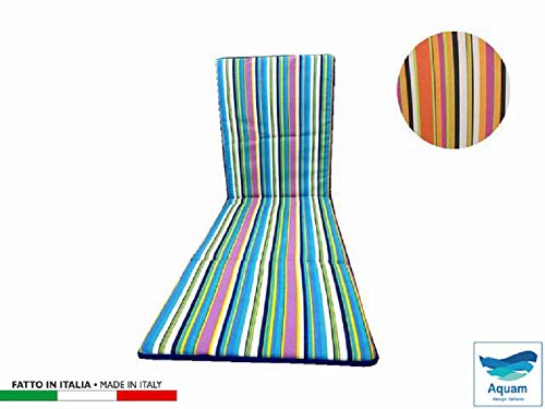 PRATESI BETTDECKENKISSEN 189X61X3,5cm AQUAM GESTREIFT DEZ, Spandex, Multicolor, one Size