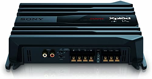 Sony XM-N502 2-Kanal-Stereoverstärker (Tifpassfilter, Automatic Thermal Control, 500W) schwarz