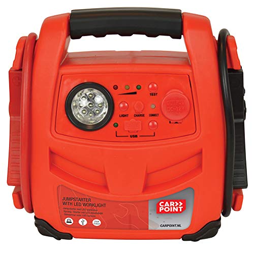 Car Point 0177716 Jumpstarter 2in1 LED 12V/7AH, Red