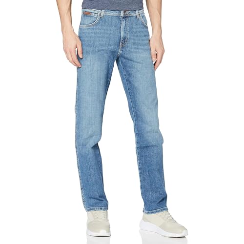 Wrangler Herren Texas Contrast' Jeans, Blau (Worn Broke), 31W / 30L