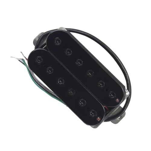 Gitarren-Tonabnehmer 1PC Keramik Doppelspule Humbucker Pickup E-Gitarre Passive Pickup Brücke Oder Halsposition 4-Drähte (Color : 52 Bridge Black)