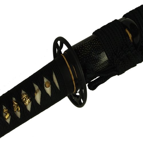 DerShogun Katana Samuraischwert mit Kobuse Klinge 1095 Kohlenstoffstahl