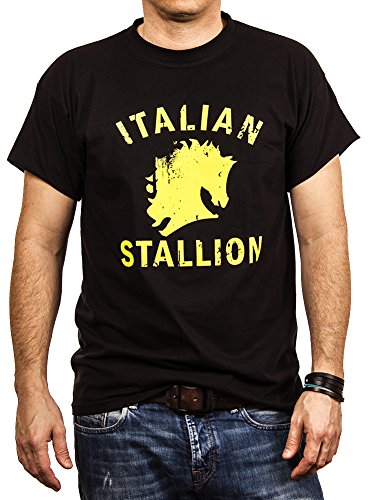 Rocky Balboa T-Shirt für Herren Italian Stallion schwarz Görße XL