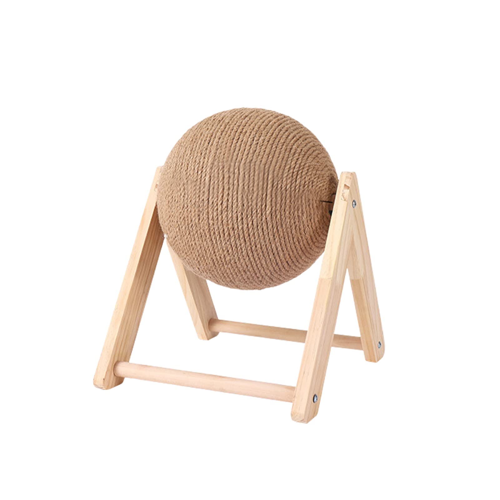 Katzenkratzer, Kratzball für Haustiere, Mehrere Funktionen Spielzeug Überlegenes Holzmaterial Katzenkratzball, Anspruchsvolle Handwerkskunst Langlebiger Sisal Kratzball für Katzen Kätzchen Welpen