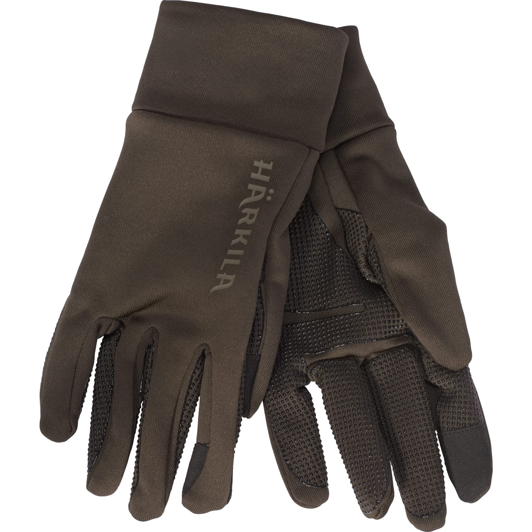 Härkila Power Stretch Handschuhe | Professionelle Jagd Kleidung & Jagd Zubehör für Herren & Damen | Skandinavische Qualität Made to Last | Shadow brown, XL