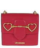 Love Moschino damen soft heart bit Schultertasche fuchsia