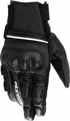 Alpinestars Phenom Leather Gloves Sporthandschuhe Motorradhandschuhe Lederhandschuhe, Black White, XL