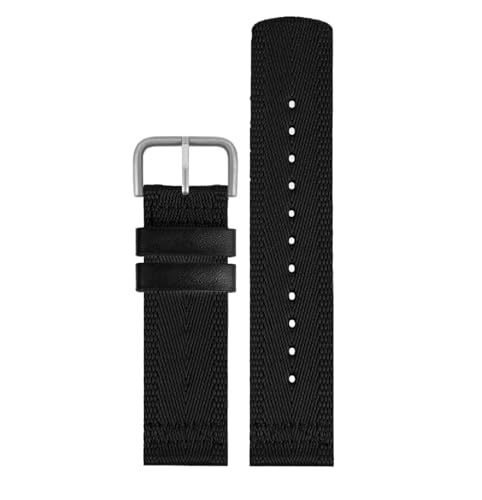 SpaRcz Armband 24mm Nylon-Canvas-Schnellverschluss mit Nadelschnalle für Herren, Farbe 5, 24mm