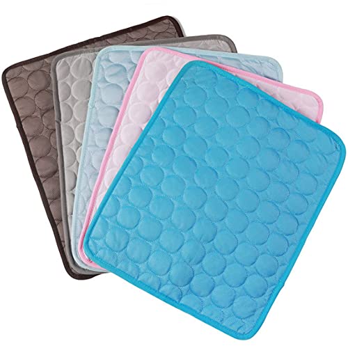 ZESLIV Kühlmatte Hunde Katzen Pet Dog Cooling Mat Kühlmatte für Hund & Katzen Haustier Kaltgelpad für Katzen und Hunde