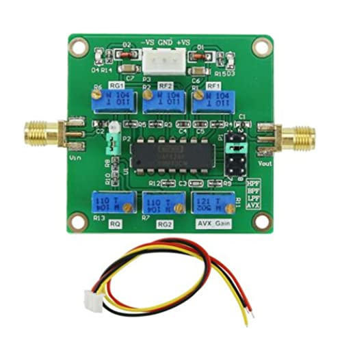 Aurgiarme UAF42 Aktivpass Tiefpassfiltermodul Einstellbares Hochpass/Tiefpass/Bandpass Filterplatinen Ersatzmodul Filtermodul