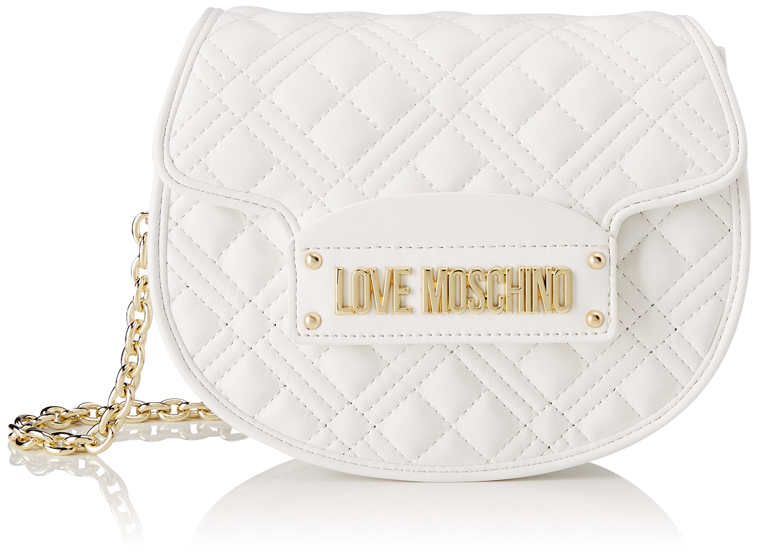 Love Moschino Damen Jc4322pp0fla0120 Umhängetasche, Weiß, Einheitsgröße