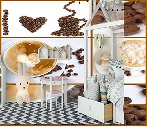 Braune Kaffeebohnen 3D Tapeten Wanddekoration Fototapete Sofas Wohnzimmer Wandbild Schlafzimmer-300cm×210cm