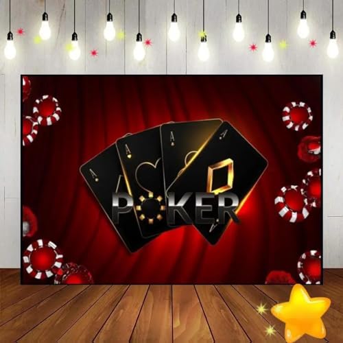 Casino Fotografie Dekoration Roulette Poker Gold Tisch Chips Dekoration Würfel Dekoration Roulette Poker Gold Tisch Chips 240X180cm