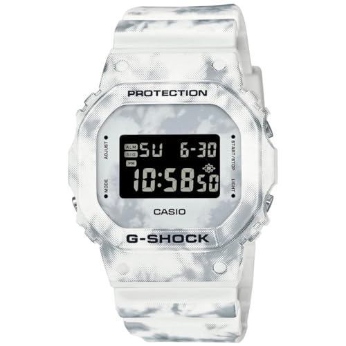 G-Shock The Origin Digitaluhr Weiß Marmoriert Casio Schwarz