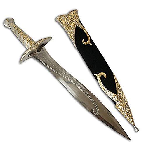 KOSxBO Sting Schwert Herr der Ringe mit Scheide Outdoor Deko Lord of The Rings Sword