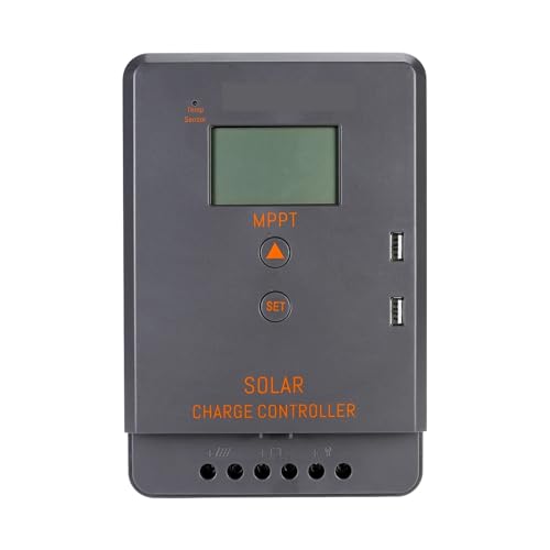 Solarregler, 40A 20A 30A Solar Laderegler 12V 24V MPPT Dual Modus Solar Laderegler Zu Blei Säure Lithium-Batterie(30A)