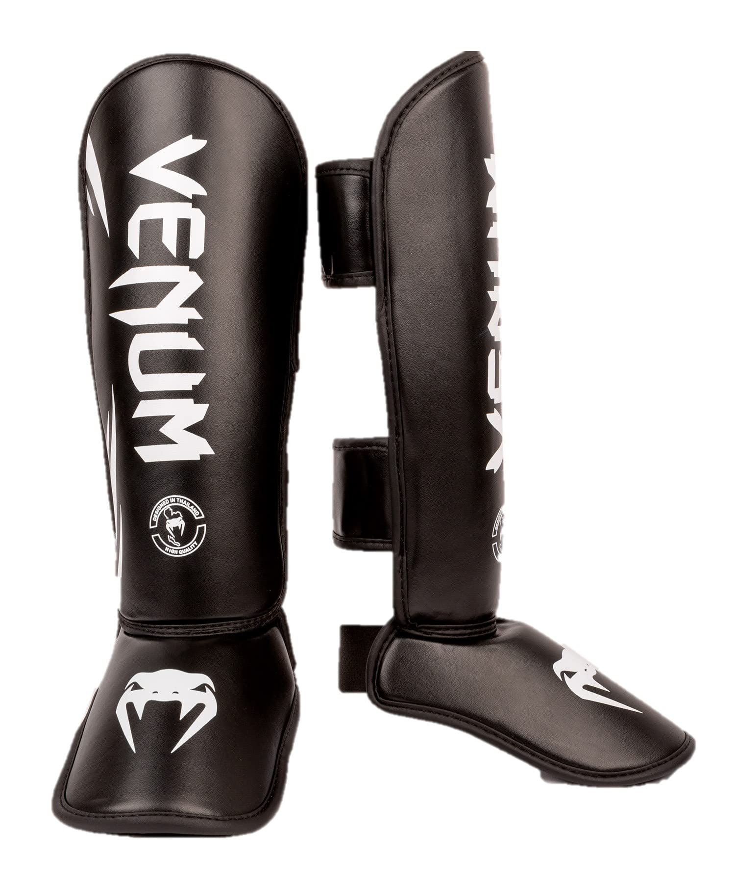 Venum Schienbeinschoner Challenger - Kinder - Schwarz/Weiß - L, VENUM-04357-108-L