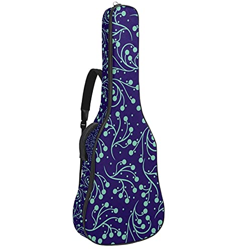 Anfänger Akustikgitarre Bundle Full Size Fichtendecke Cutaway Akustikgitarre Tasche ，Süße und schöne skurrile Blumen