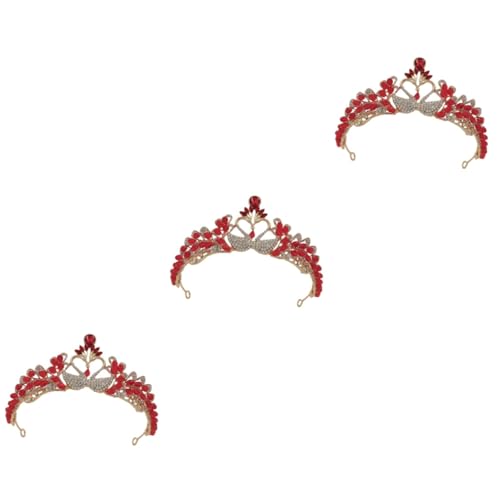 Diademe for Mädchen, 2 Stück Kristall-Tiara, Haarschmuck for Hochzeiten, Prinzessinnen-Tiara, Festzug-Tiara, Braut-Tiara, Barock-Tiara, Strass-Tiara, Hochzeits-Tiara, Strass-Königin-Tiara, Brautkrone,