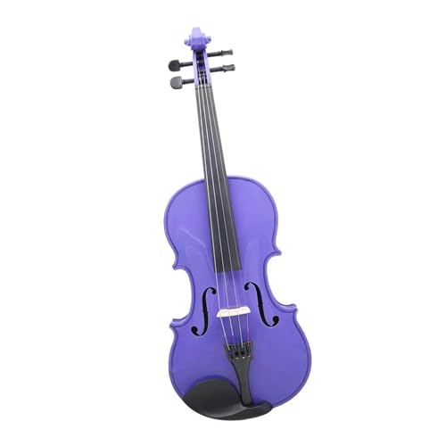 Standard Violine Lila 4/4 Violine Anfänger Akustik Violine Geige Set Mit Fall Bogen Zubehör(Violin set)