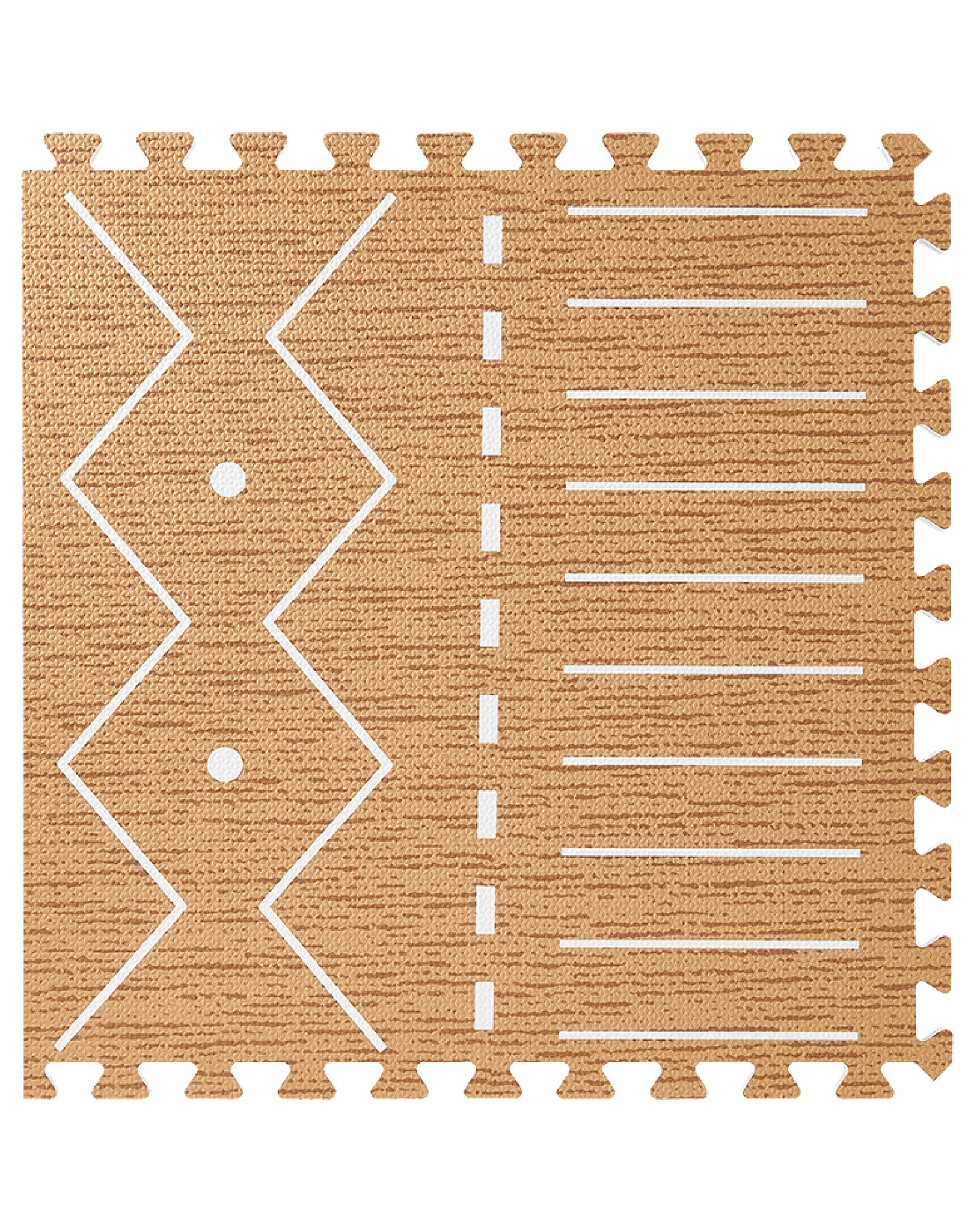 Puzzle-Spielmatte BERBER (120x180cm) in camel 2