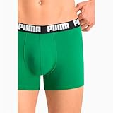 PUMA Herren Boxershorts Unterhosen 100004386 10er Pack, Wäschegröße:M, Artikel:-035 Amazon Green