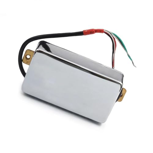 Geschlossener Humbucker-Tonabnehmer Für E-Gitarre, Versiegelter Halssteg-Tonabnehmer Für Gitarre e gitarren tonabnehmer (Color : CR Neck)