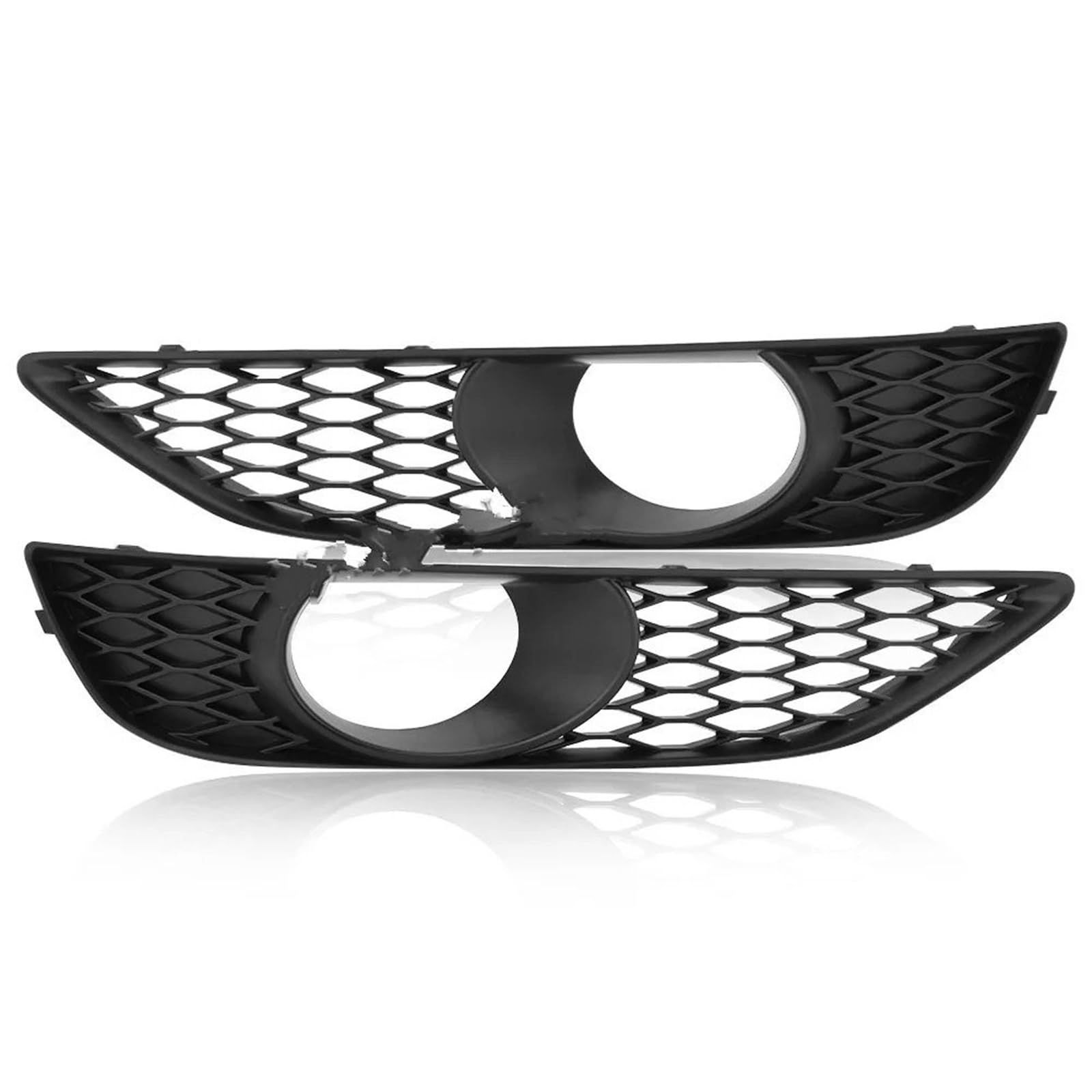 Frontgrills Für Für Q7 4L Für S-Line 2009 2010 2011 2012-2015 Nebelscheinwerfergitter Renngrill Scheinwerfergitter Auto Nebelscheinwerferabdeckung Front Bumper Grille(1 Pair Cover)