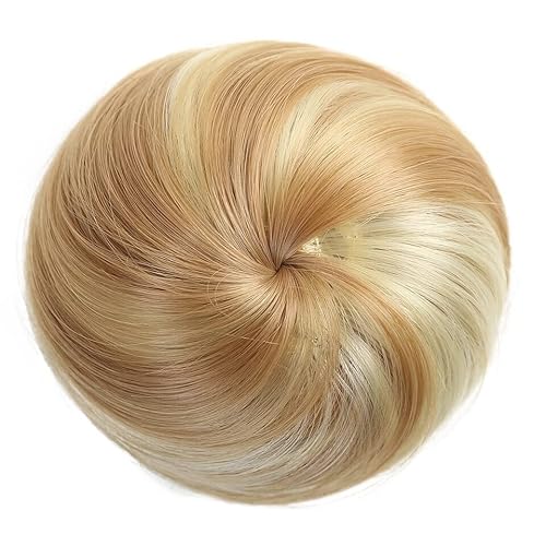 Bun Haarteile Dutts, synthetische Chignon-Haarteile for Frauen, Gril Lady, Kunstfaser-Haarverlängerung, Chignon, Donut-Dutt, Perücke, Haarteil, Hochsteckfrisur, Clip-in-Ballett Brötchen-Haarteil (Col