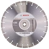 Bosch Professional 1x Diamanttrennscheibe Standard for Concrete (für Beton, Porenbeton, Ø 350 x 20/25,40 x 2,8 x 10 mm, Zubehör für Tisch- & Benzinsägen)