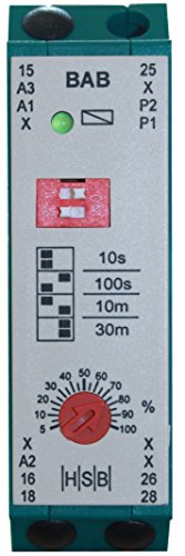 HSB Industrieelektronik 11.112.21.013 Zeitrelais, abfallverzögert ohne Hilfsspannung BAB