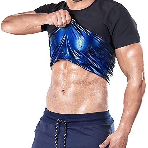 AshiLD Herren-Weste, ärmellos, Bodybuilding-Kleidung, für Männer, Schlankheitstraining, Fitness, extra Starke Neopren-Saunaanzüge (Mann 3XL) (Mann 4XL)