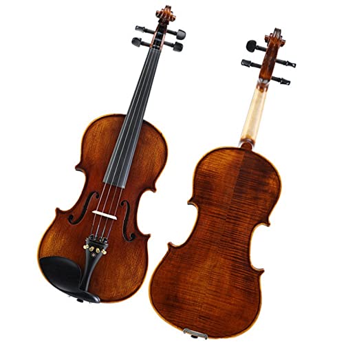 Violine Anfänger Geige In Voller Größe, Handgefertigte Geige, Anfänger, Professioneller Schüler, Erwachsene Geige (Color : 1-2)