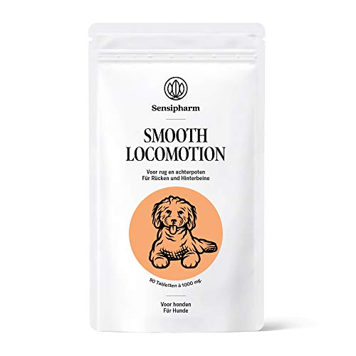 Sensipharm Smooth Locomotion 90 Gelenktabletten a 1000 mg für Hunde- Hilft Natürlich bei Rücken, Hinterhand, Hinterbeine, Muskeln, Gelenke