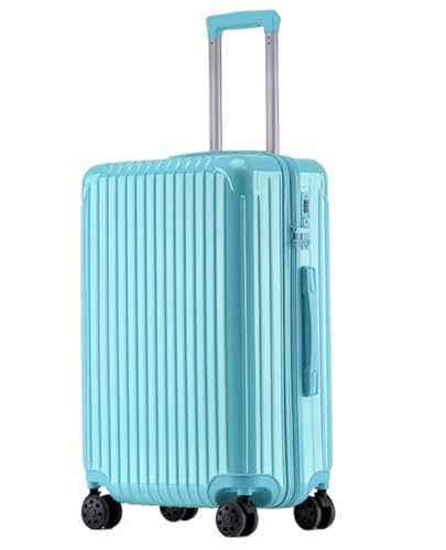 RUVOO Koffer Trolley Reisekoffer Hartschalen-ABS-Koffer Mit Doppelten Spinnerrädern, Leichtes Rollgepäck Mit Schloss Koffer Gepäck Rollkoffer (Color : D, Size : 24in)