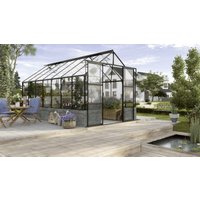 Gewächshaus Set »Cassandra«, 11,5 m², Stein/Aluminium/ESG Glas, winterfest