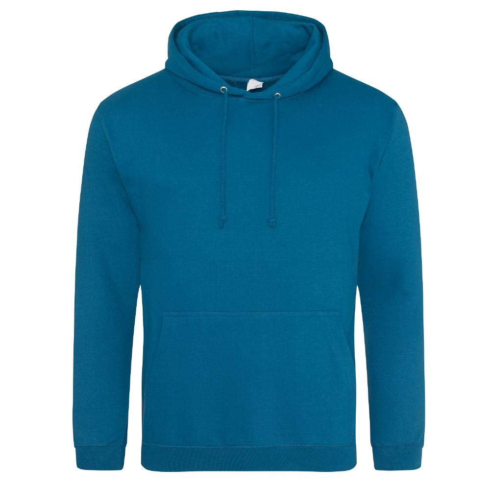 Just Hoods - Unisex College Hoodie/Deep Sea Blue, 3XL